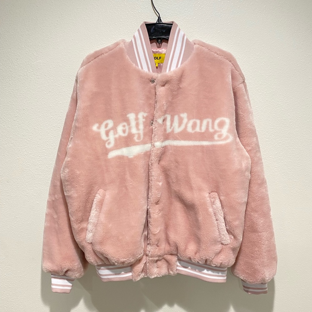 Golf Wang Fur Script Jacket Size Small Men (Used)
